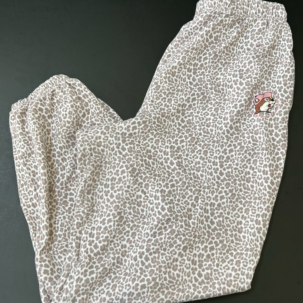 Leopard Print Jogger Pants